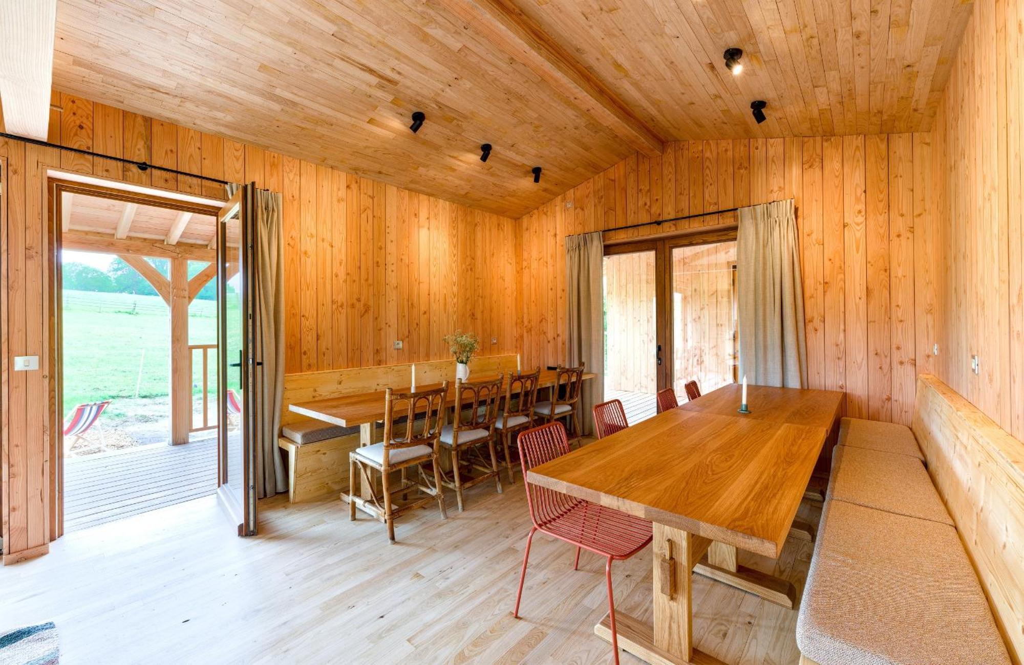 Les Cabanes Champetres - Le Domaine Des Trois Tilleuls Villers-la-Ville Exteriör bild
