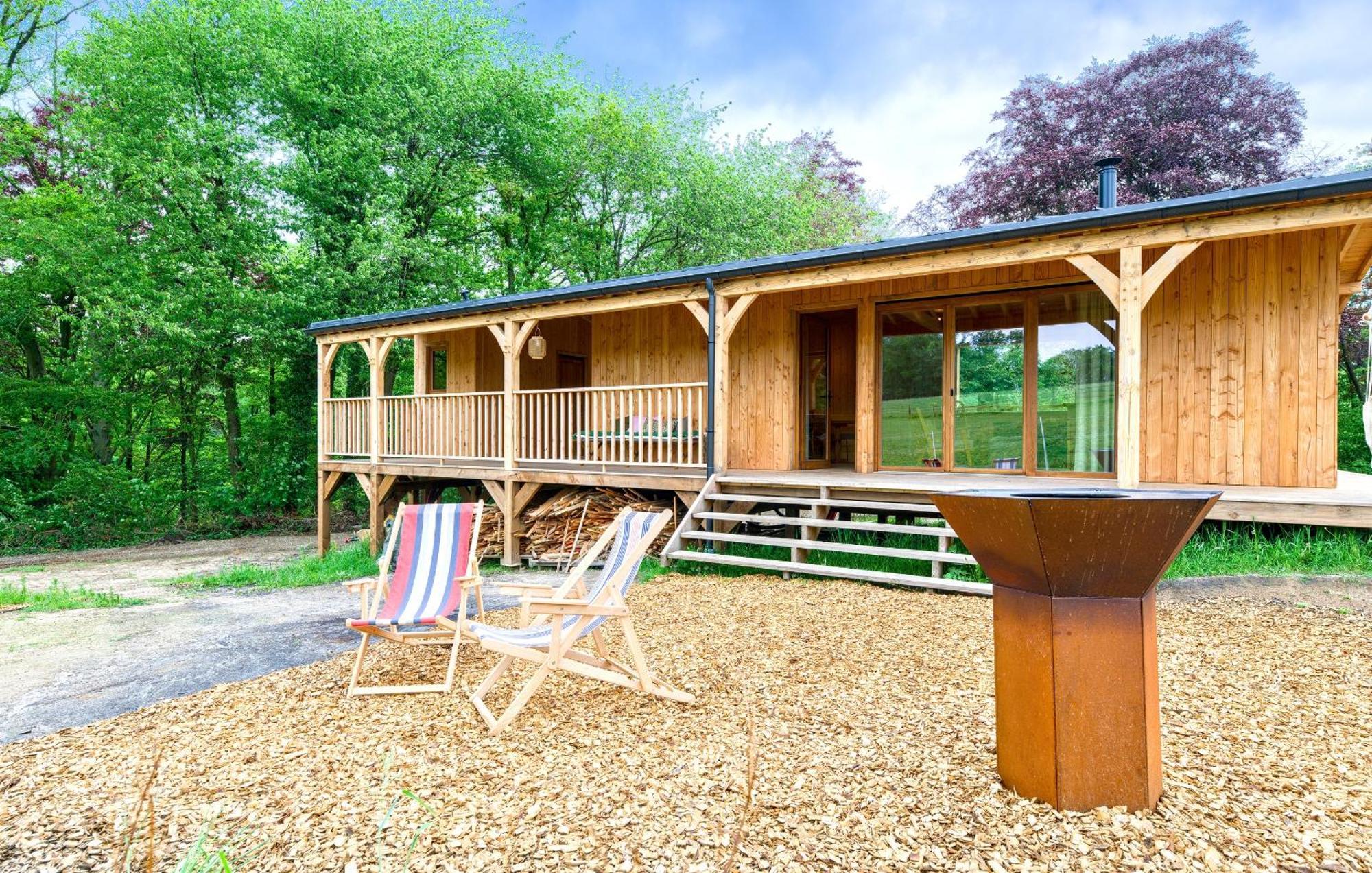 Les Cabanes Champetres - Le Domaine Des Trois Tilleuls Villers-la-Ville Exteriör bild