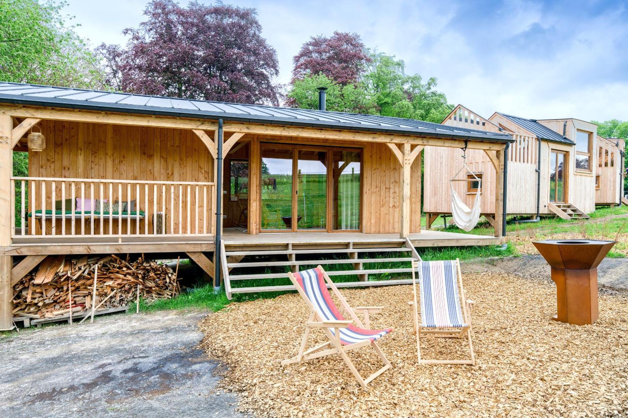 Les Cabanes Champetres - Le Domaine Des Trois Tilleuls Villers-la-Ville Exteriör bild